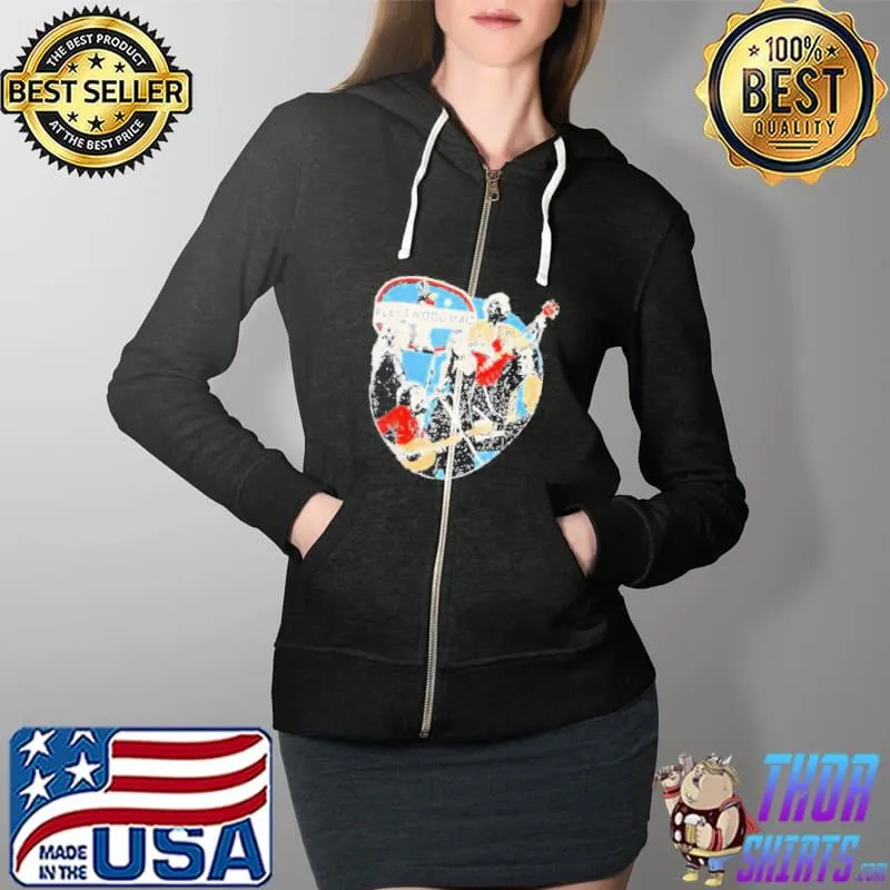 Vintage retro rock band fleet woodmac legend design Full Zip Hooded