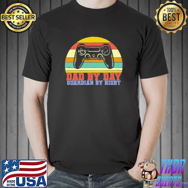 Vintage style dad by day guardian by night Unisex