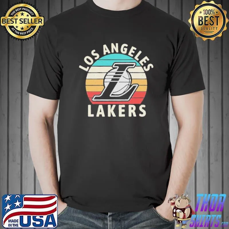 Vintage style los angeles Lakers basketball shirt