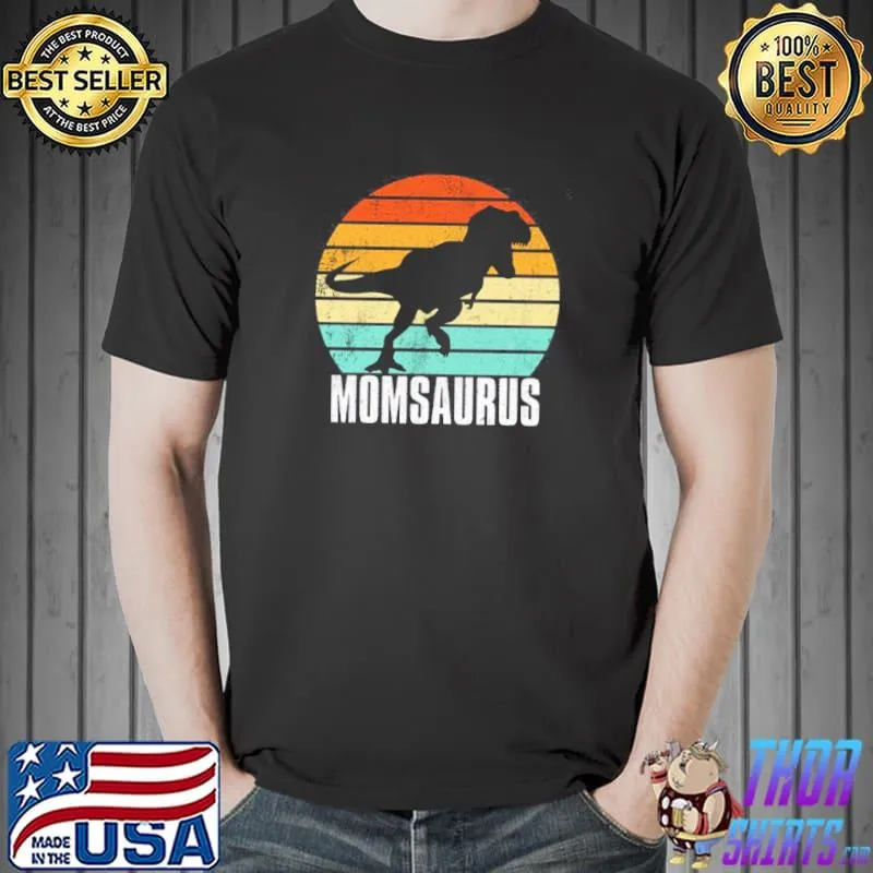 Vintage style momsaurus mother's day Unisex