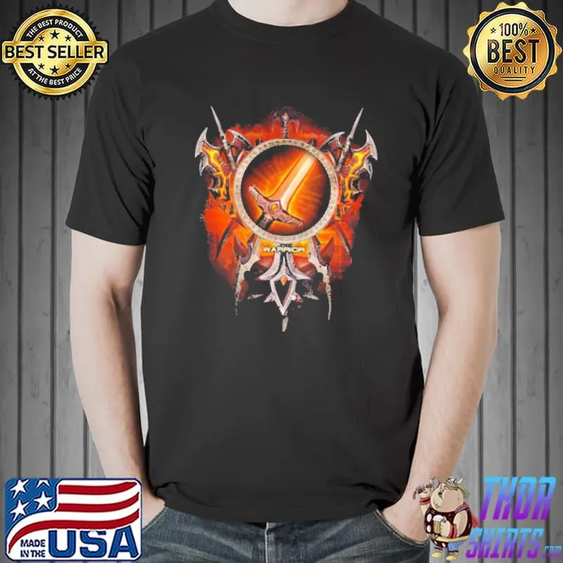 Warrior gamer game shirt