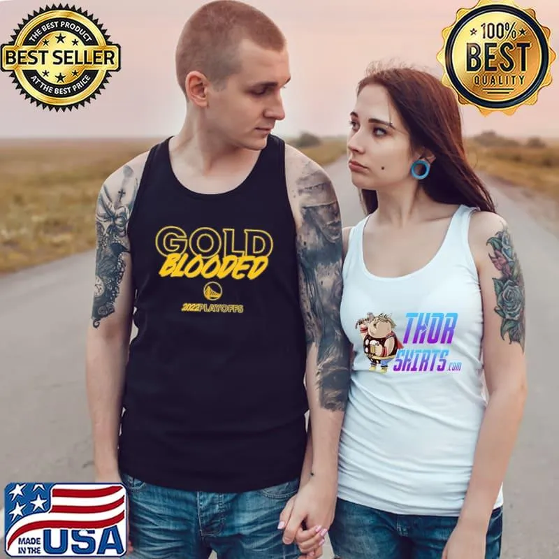Warriors gold blooded 2022 playoffs Tank Top