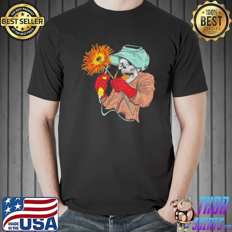 Welder skull shirt