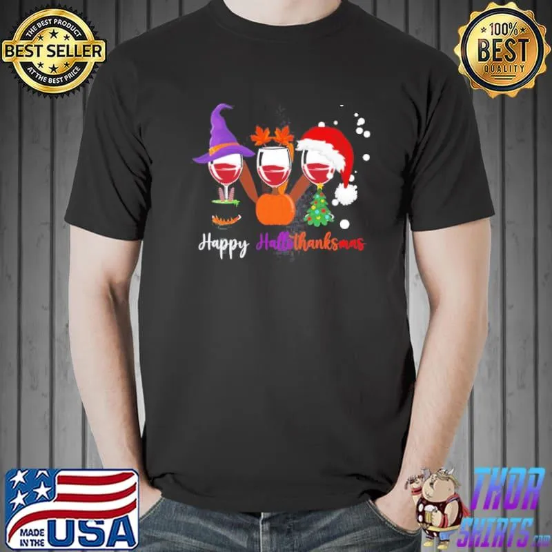 Wine lover wine glass thankgiving funny wine Unisex