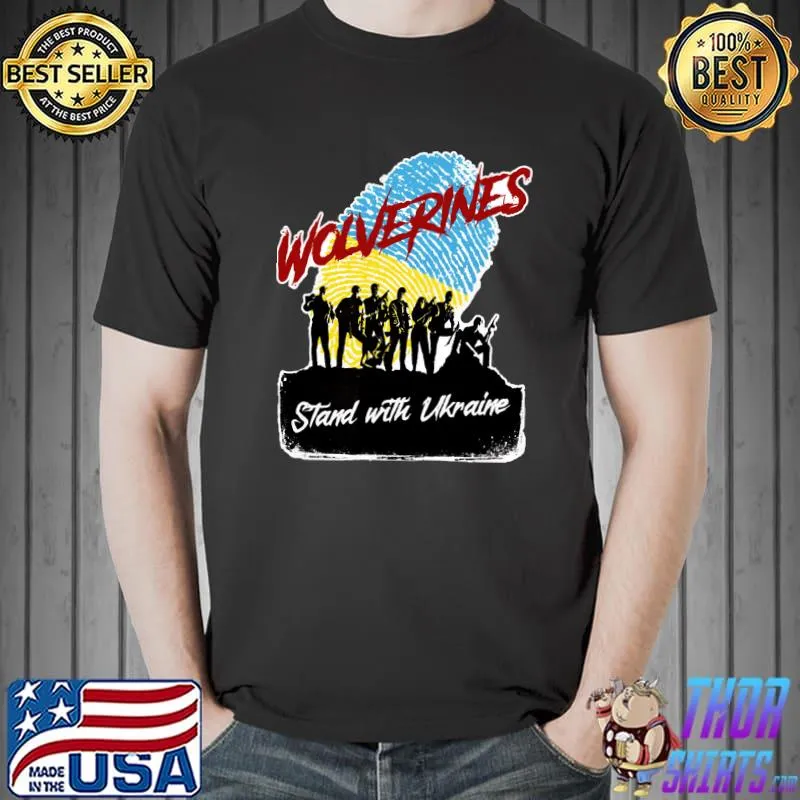 Wolverines - Stand with Ukraine T-shirt