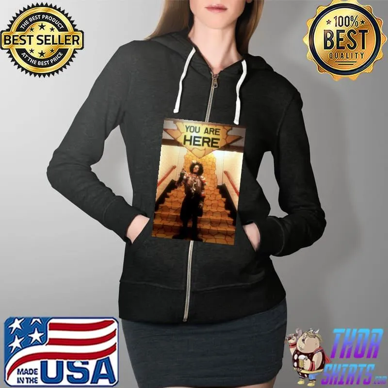 You Are Here The Wiz Shirt Full Zip Hooded