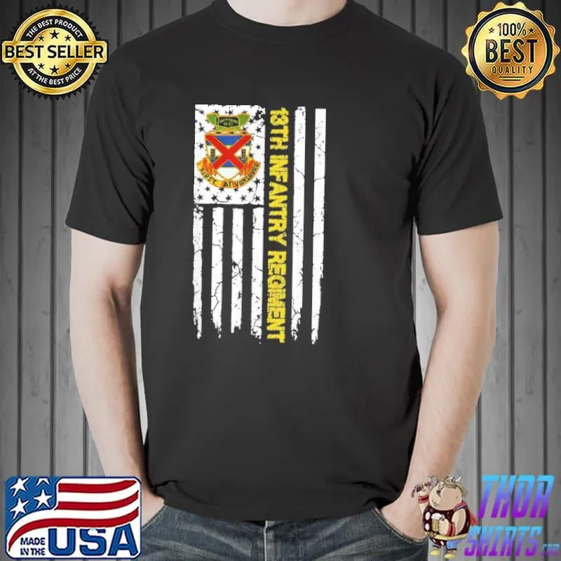 13th Infantry Regiment USA Flag Shirts