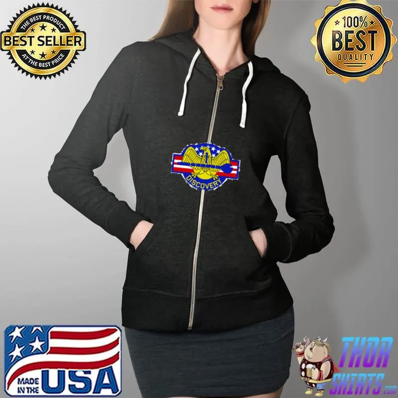 2001 Discovery Crew T-Shirt Full Zip Hooded