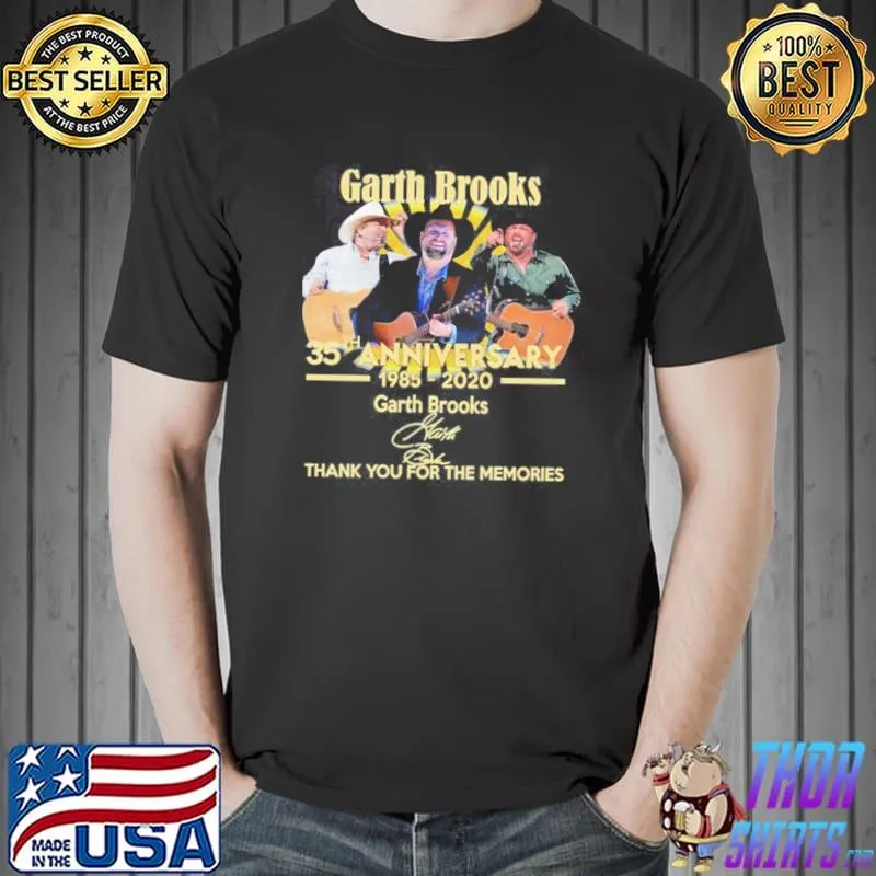 35th anniversary garth brooks design shirt