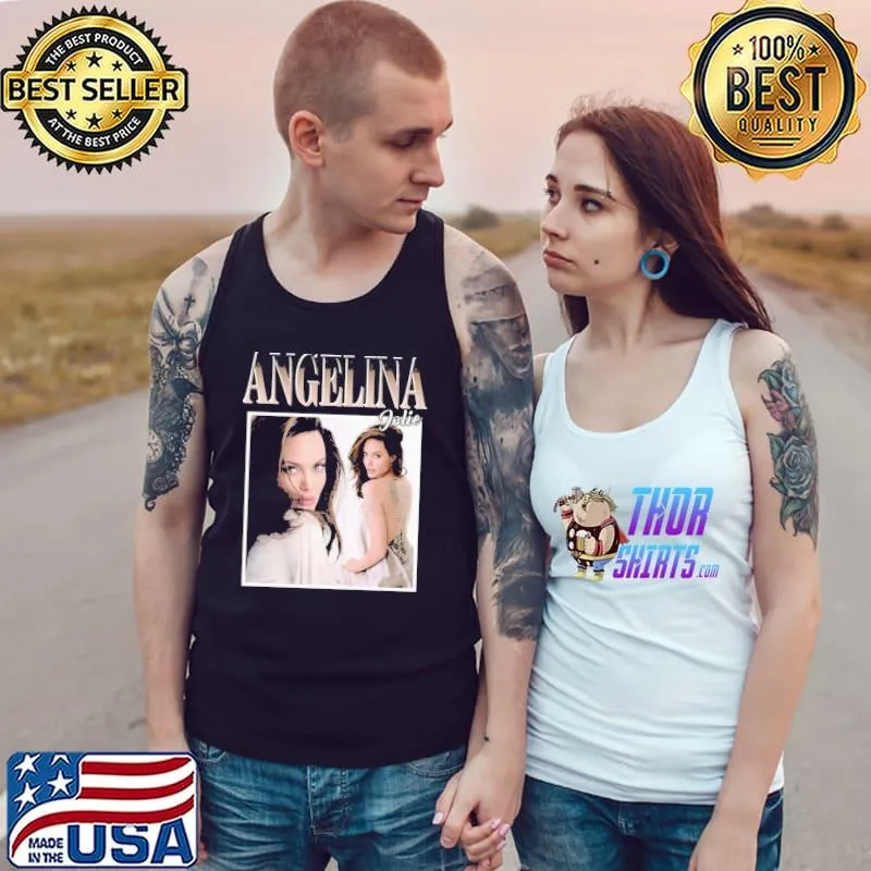 Angelina jolie vintage 90s Tank Top