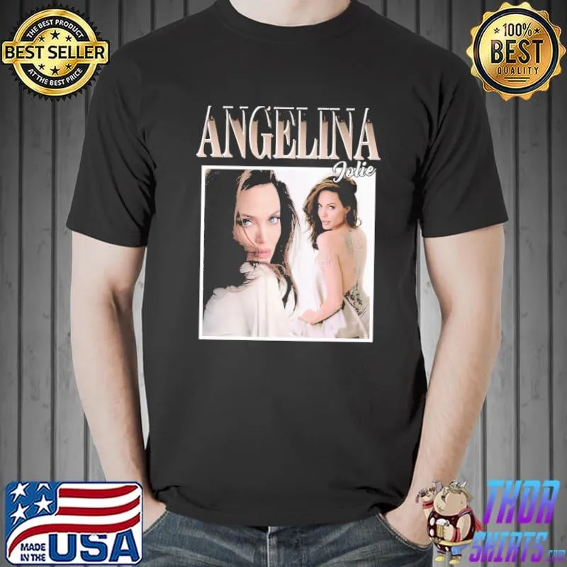 Angelina jolie vintage 90s shirt
