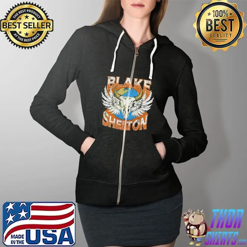 Awesome Blake Shelton Shirt Full Zip Hooded