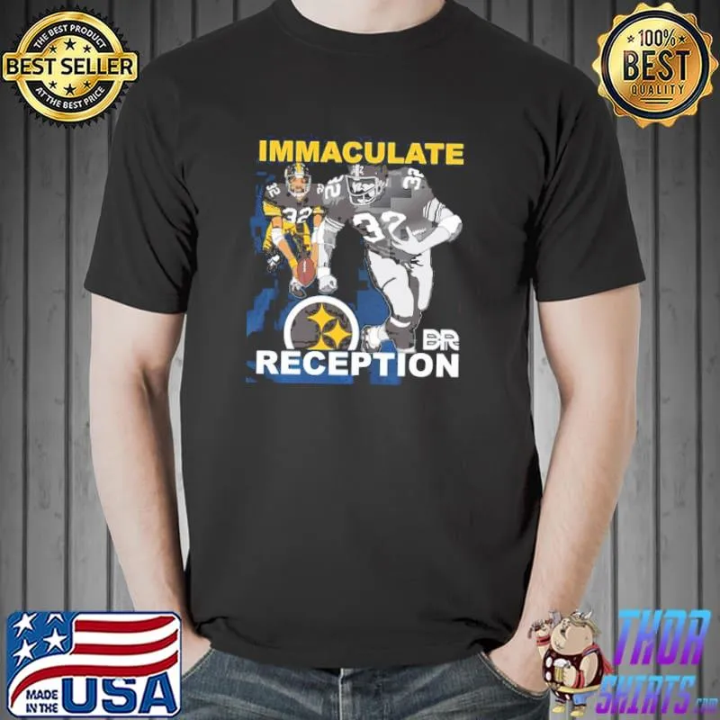 Ballers religion immaculate reception Pittsburgh Steelers shirt