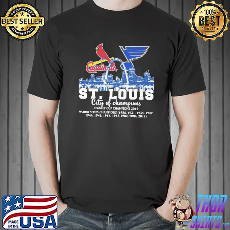 Cardinals ST. Louis City Of Champions Shirt