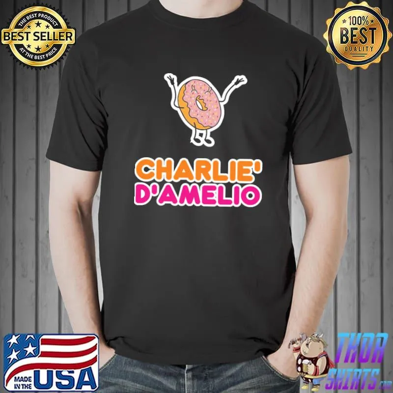 CharlI d'amelio tiktok dunkin' donuts shirt