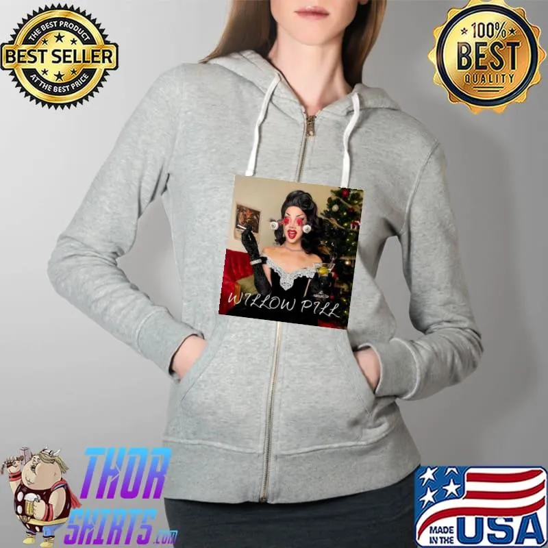 Christmas willow pill lover Full Zip Hooded