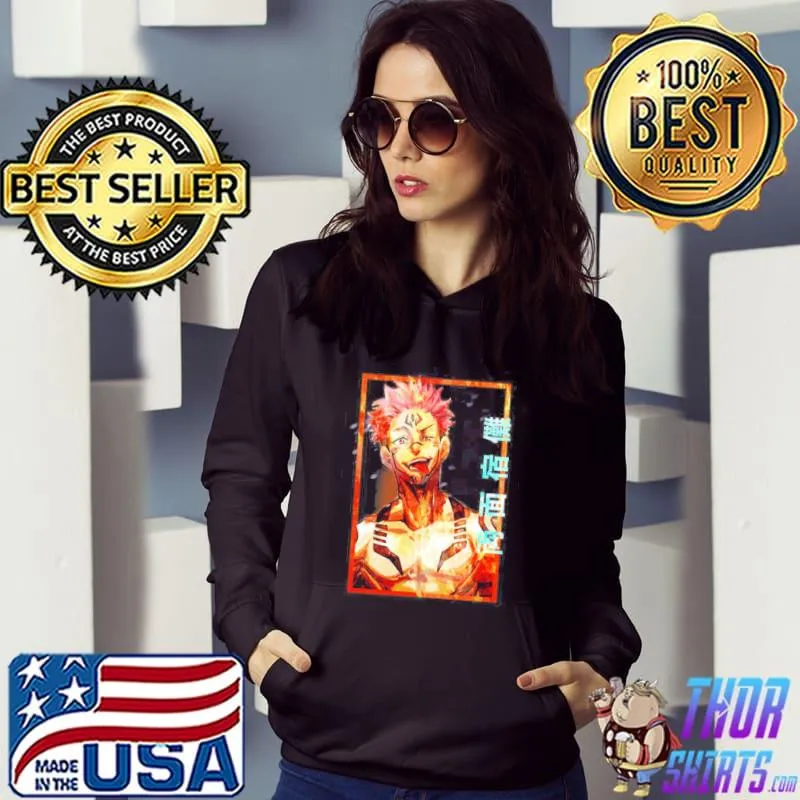 Color art ryomen sukuna jujutsu kaisen s Hoodie