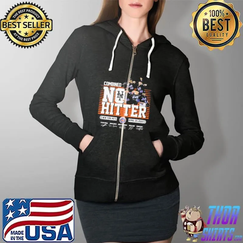 Combined new york mets hitter april 29 2022 signatures Full Zip Hooded