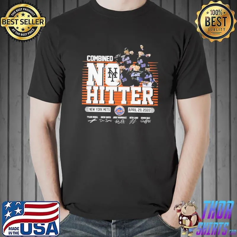Combined new york mets hitter april 29 2022 signatures shirt