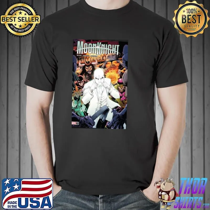 Comic moon knight Marvel art shirt