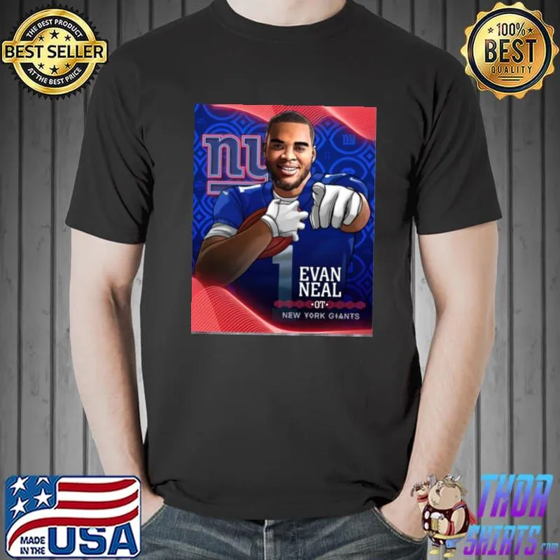 Congratulation evan neal new york giants NFL 2022 shirt