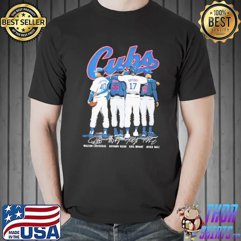 Cubs willson contreras anthony rizzo kris Bryant and javier baez Unisex