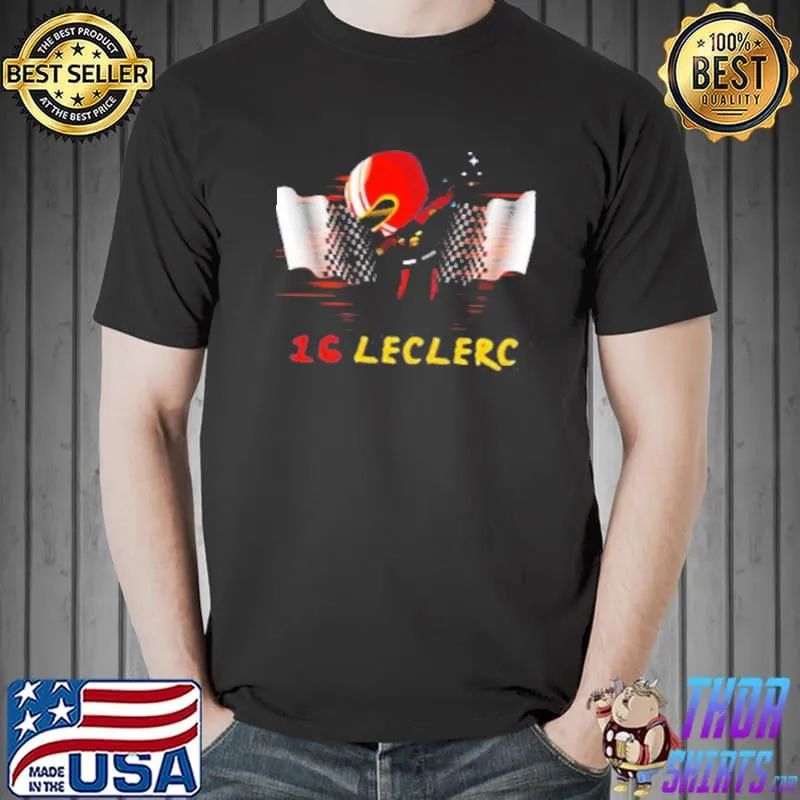 Cute chibI of scuderia ferrarI 2022 16 charles leclerc shirt
