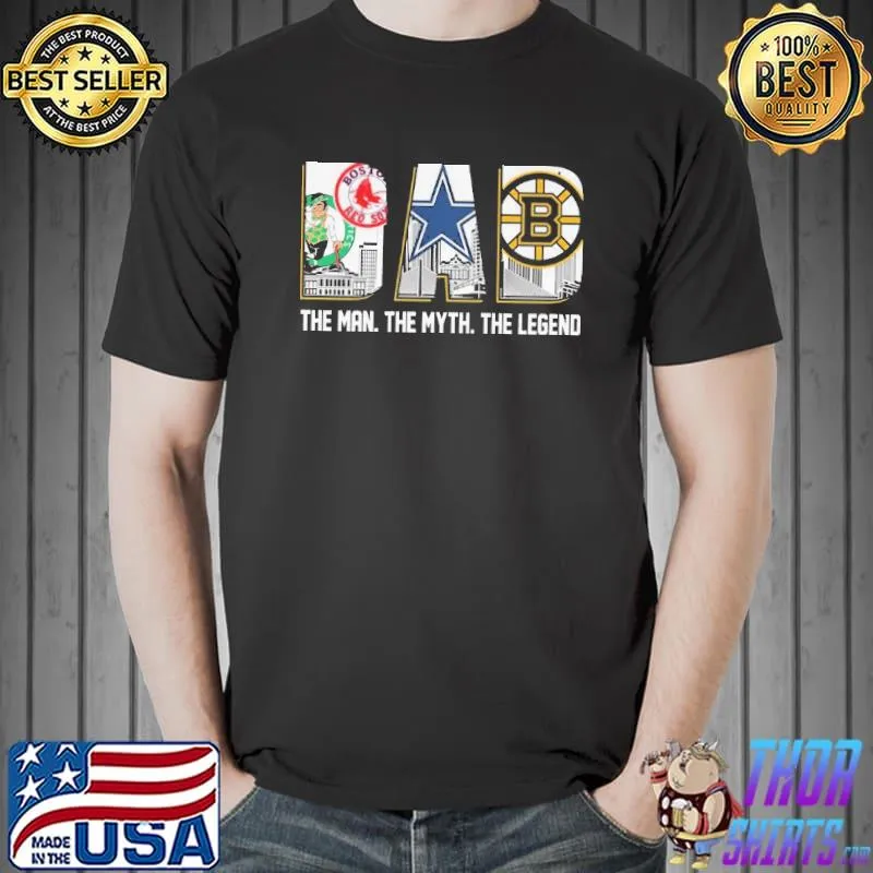 Dad Cowboys The Man The Myth The Legend Shirt Unisex