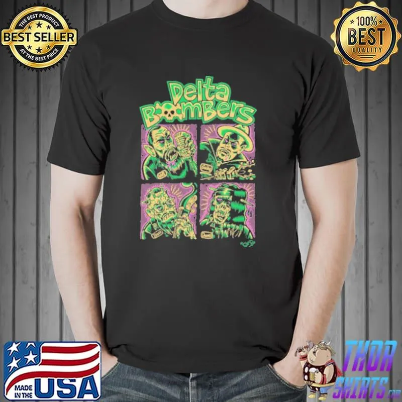 Delta bombers skull shirt