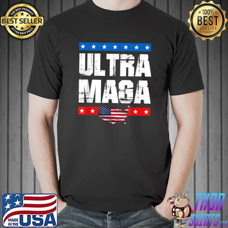 Donald Trump Maga Ultra Maga Funny Trump Republican Lovers T-Shirt