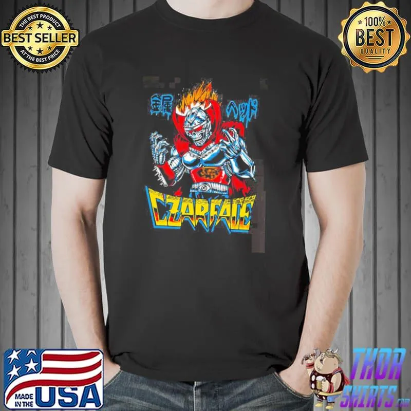 Doom& czarface colored animation design shirt
