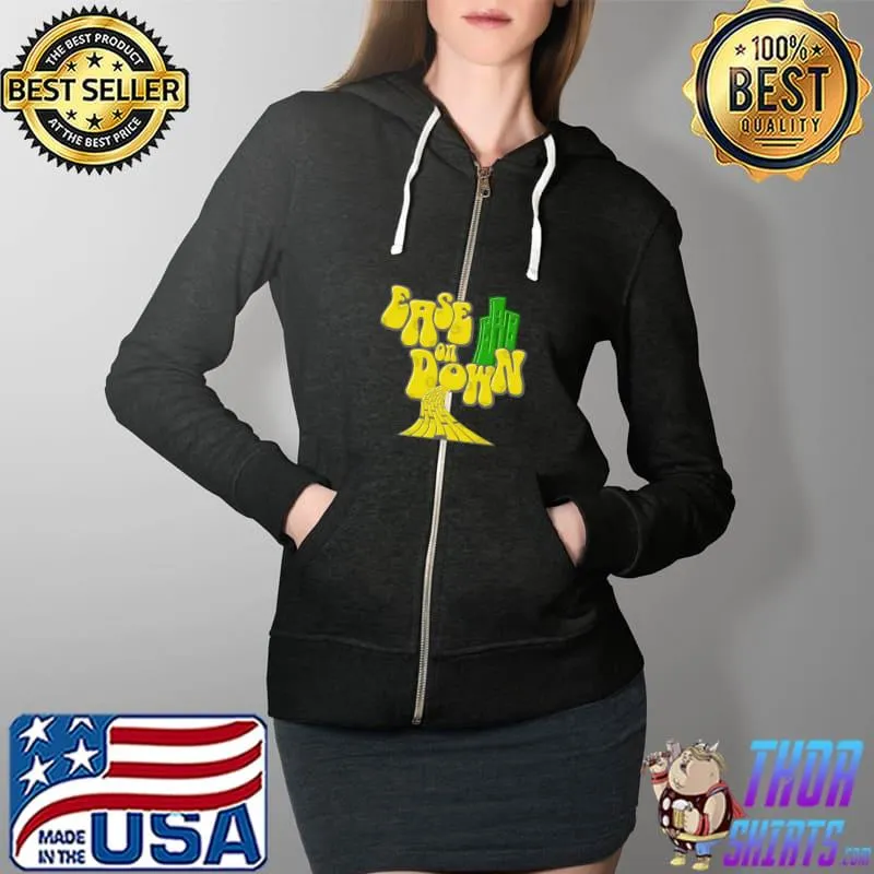 Ease On Down T-Shirt Full Zip Hooded