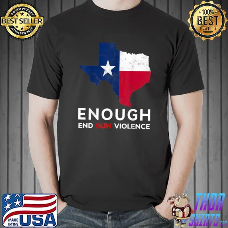 Enough End Gun Violence Wear Orange Anti Violence T-Shirt Unisex