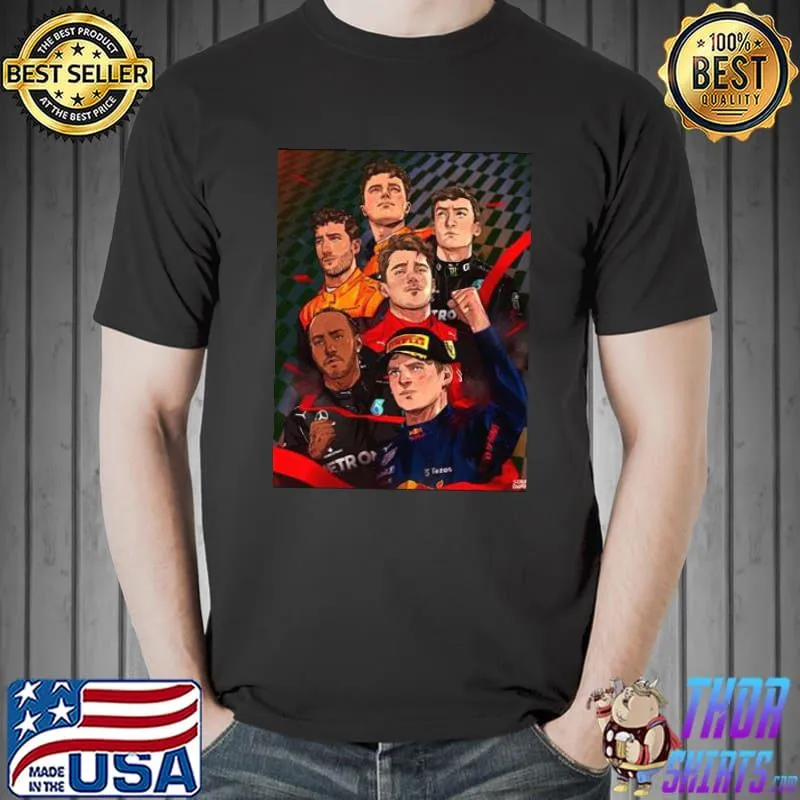 Fan art charles leclerc f1 design shirt