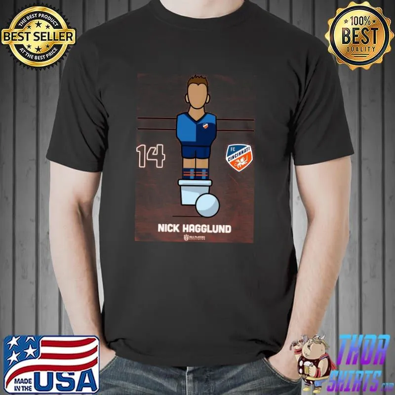 FC Cincinnati 14 Nick Hagglund Foosball Shirt