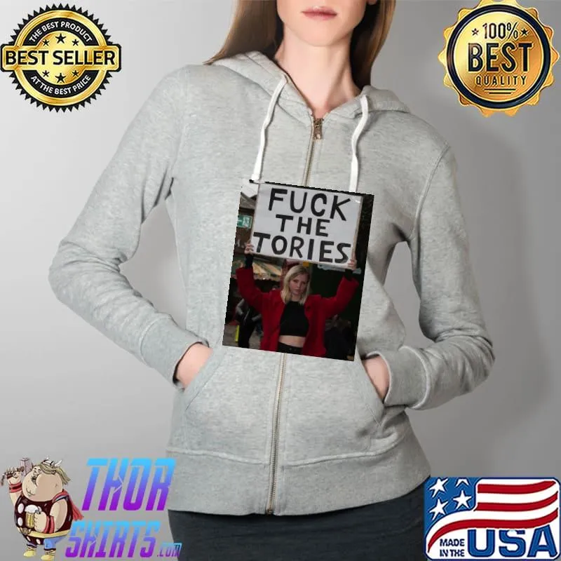 Fuck the tories Full Zip Hooded