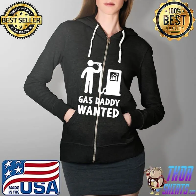 Funny gas daddy wanted happy father's day Full Zip Hooded