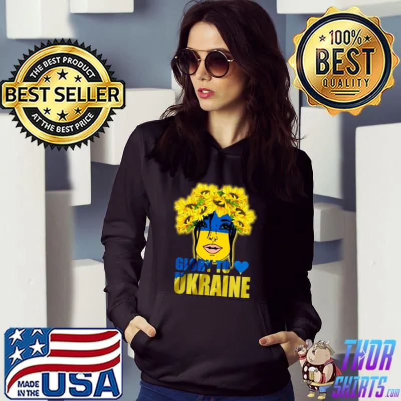 Glory to Ukraine T-Shirt Hoodie