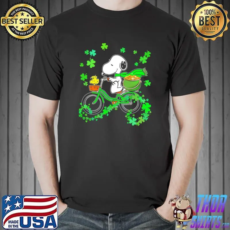 Happy St. Patrick's Day Snoopy Shirt