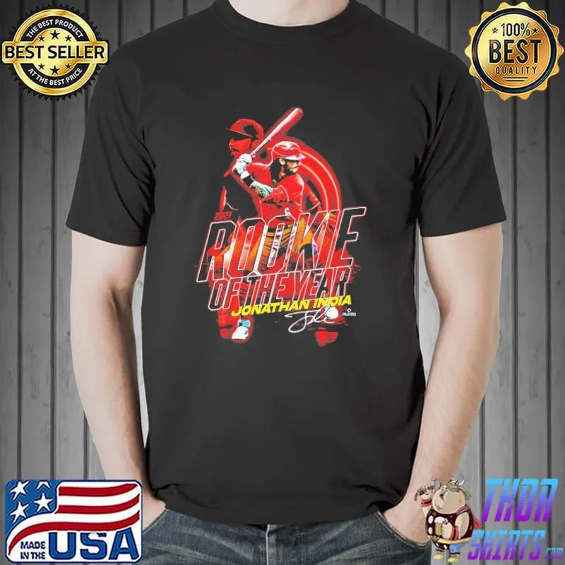 Jonathan India 2021 Rookie of the Year Signature Shirt