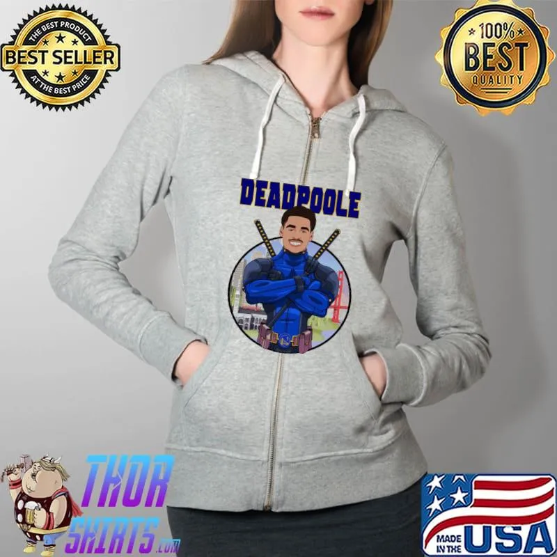 Jordan poole parody dead pool Full Zip Hooded