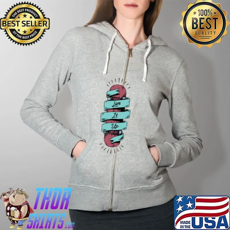 Life itu up ! artwork s Full Zip Hooded