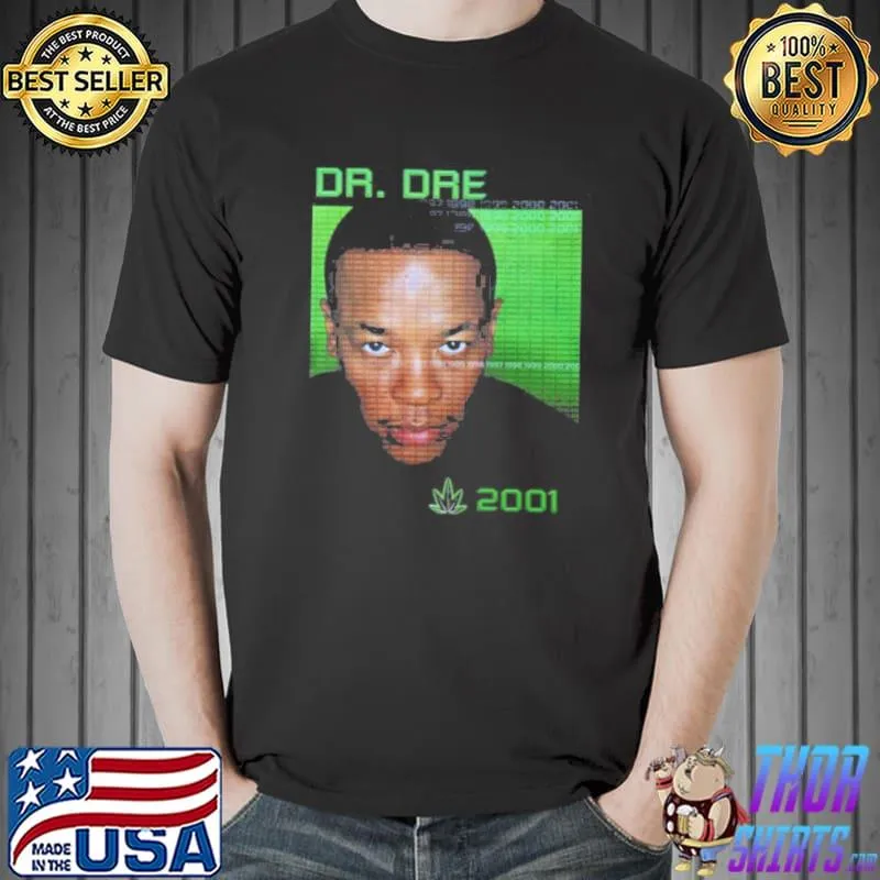 Matrix background dr. dre rapper shirt
