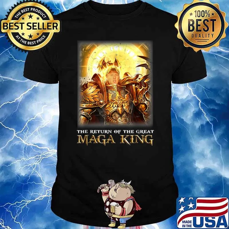 Mega King USA Flag Proud Ultra Maga Trump 2024 T-Shirt