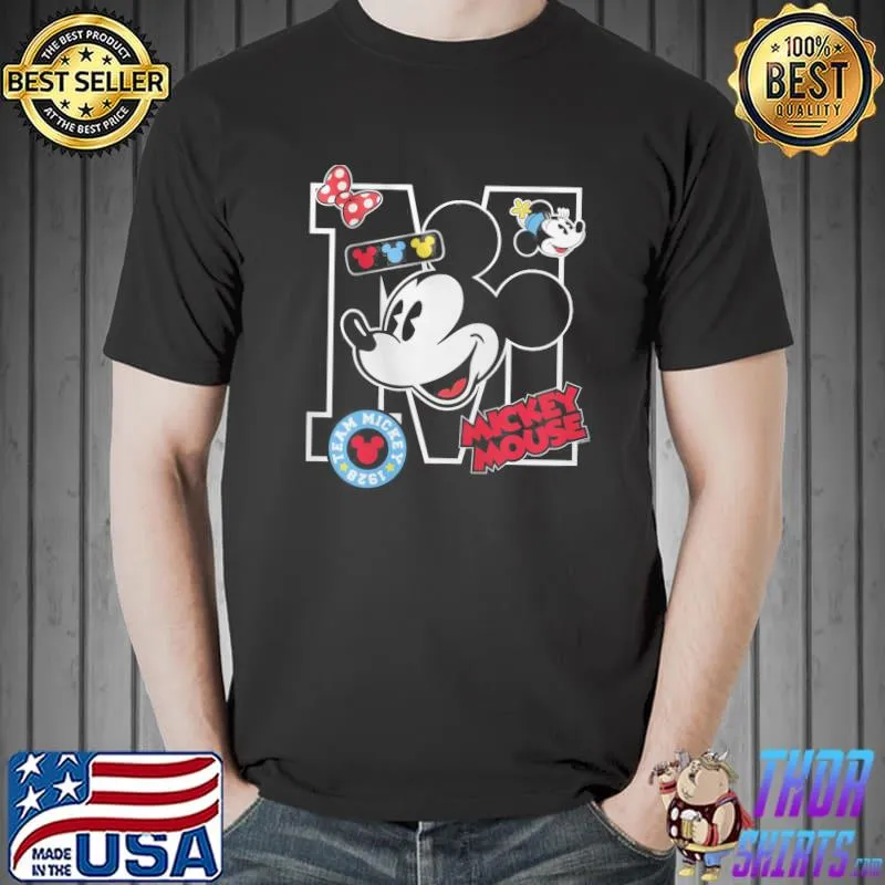 Mickey big m mickey mouse disney shirt
