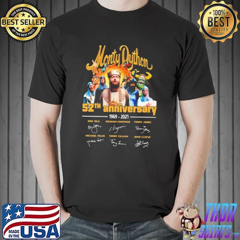 Monty Python 52th Anniversary 1969 2021 Shirt