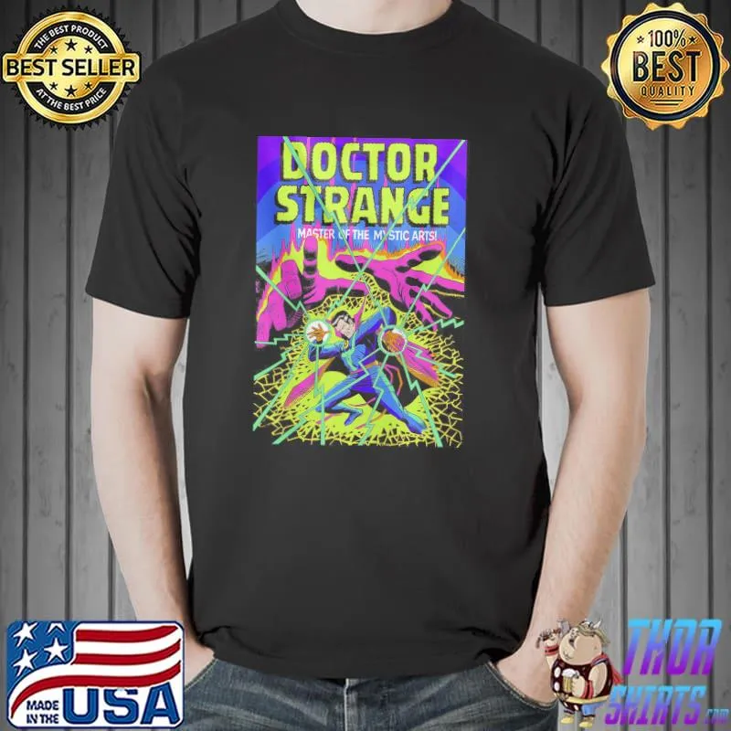 Mystic arts neon in the multiverse of madness Marvel doctor strange shirt