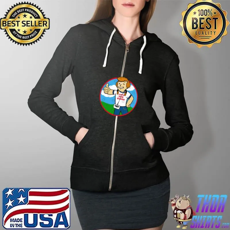 Napoleon Boy Vote for pedro T-Shirt Full Zip Hooded