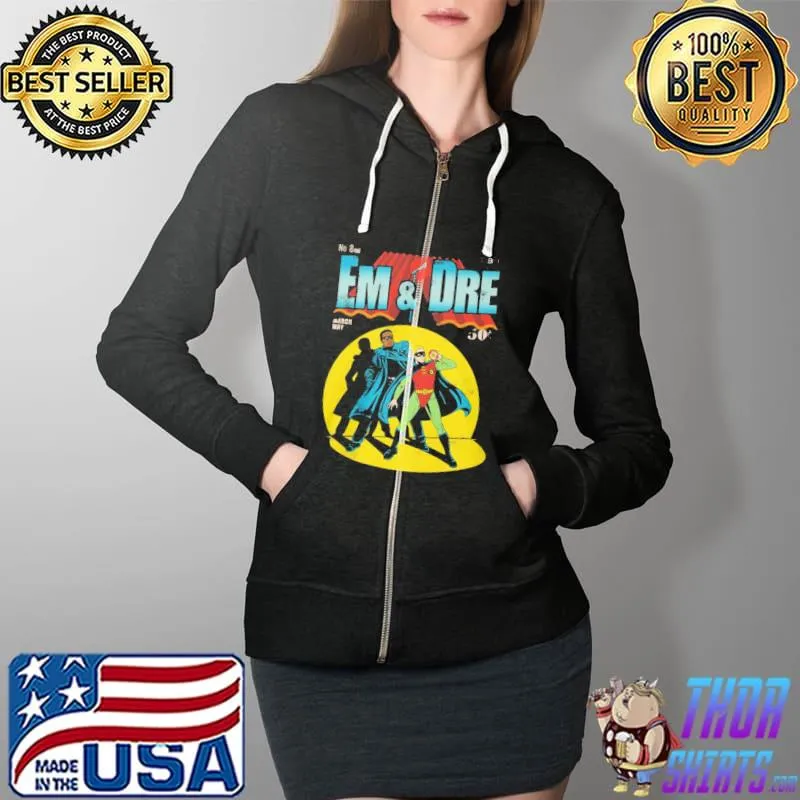 No 8mi Em And Dre March May Shirt Full Zip Hooded