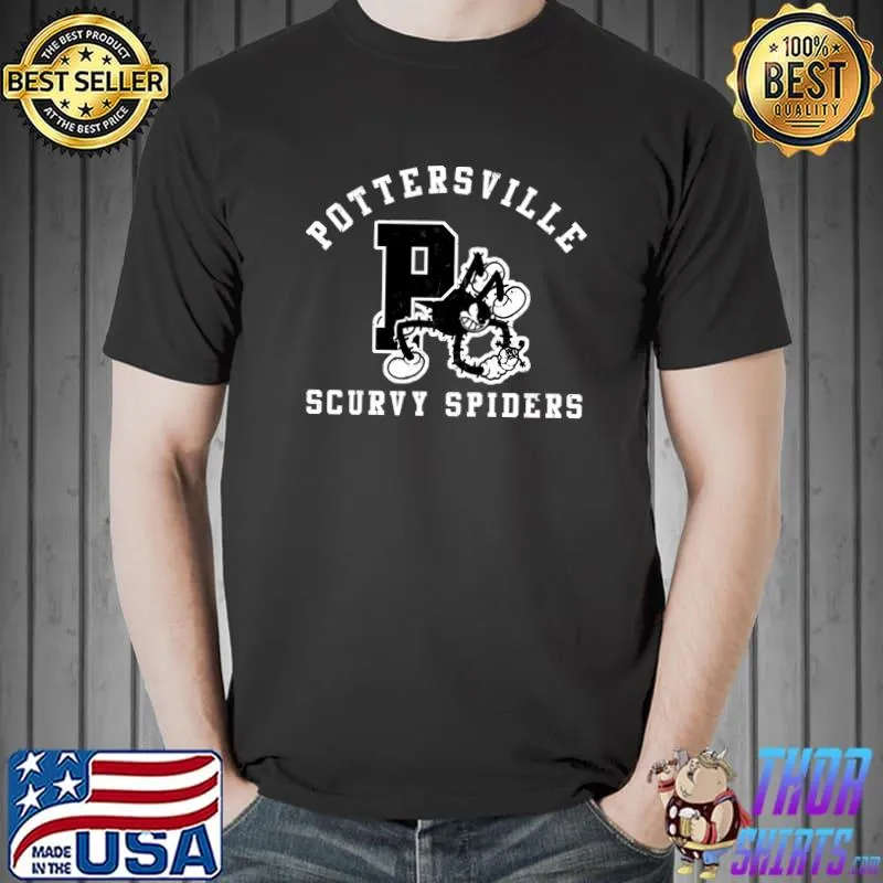 Pottersville Scurvy Spiders T-Shirt